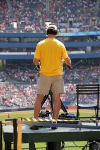 TV CAMERA MAN SPORTS MARCH